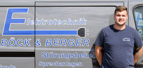 Elektrotechniker Benjamin Böck